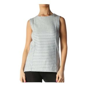J Crew Women’s Sleeveless Striped Tank F4605 Cotton Sweater High Neck Size XS